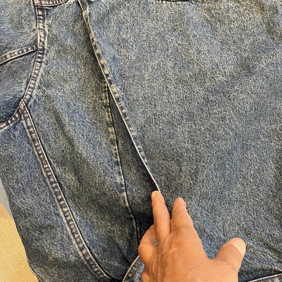 Vintage Kenzo Jeans Mens Denim Trucker Jacket w/ Quilted Zip Vest Size L RARE - Picture 9 of 13